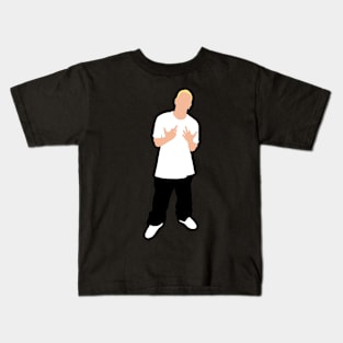 Rapper Middle Fingers Kids T-Shirt